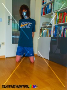 EmoBCSMSlave: Soccer and Breath Control w/ Duct Tape