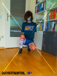 EmoBCSMSlave: Soccer and Breath Control w/ Duct Tape