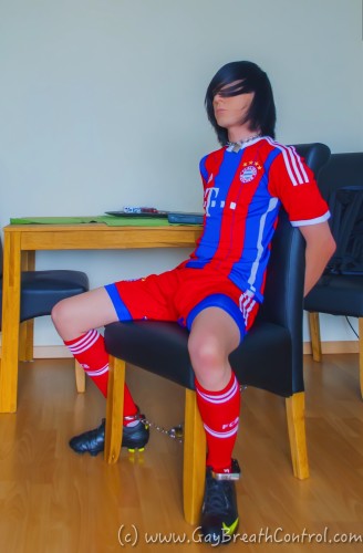 Emo in FCB Soccer Gear