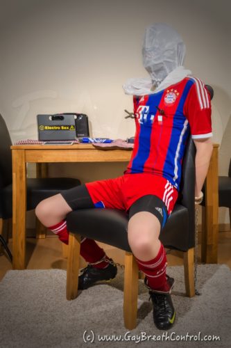 EmoBCSMSlave SBB - Soccer Bondage Breathplay