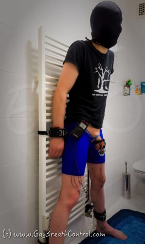 EmoBCSMSlave Heater Bondage