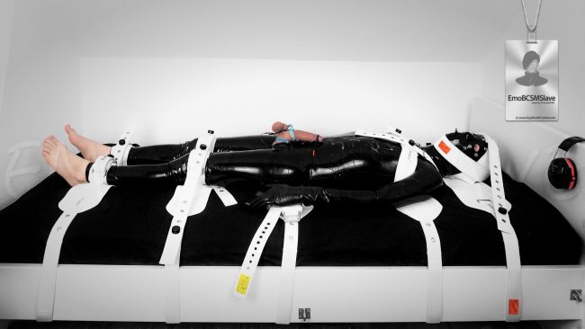 Rubber EmoBCSMSlave segufixed and breath controlled