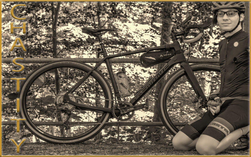 #Locktober2026 #Chastity Challenge Day 8/∞: Public Exposure on the Gravel Bike